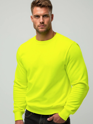 Pánská Mikina Žlutá neon OZONEE JS/2001-10Z