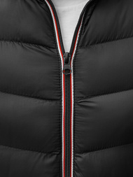 Pánská Bunda Černá OZONEE JS/SM71