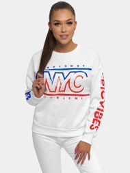 Dámská Mikina Bílá OZONEE JS/B26008