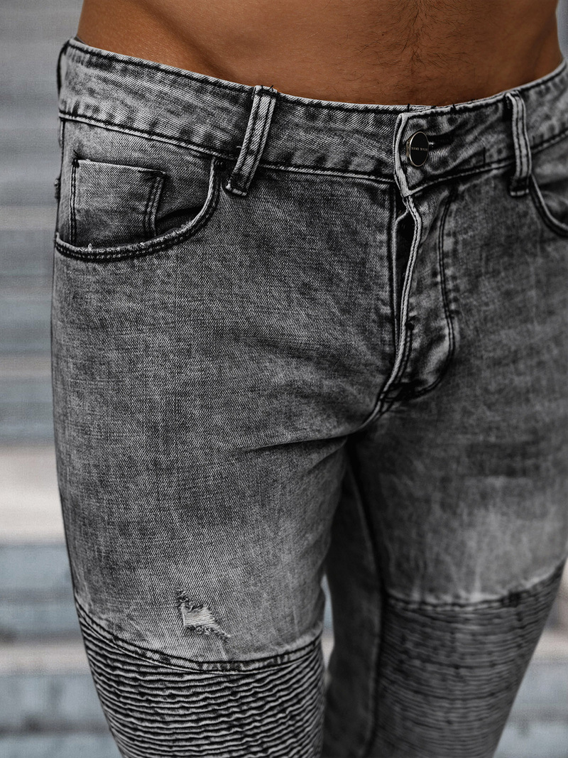 Pánské Džíny Černé OZONEE NB/MP0069N