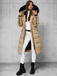 Dámská Bunda Béžová OZONEE O/W377