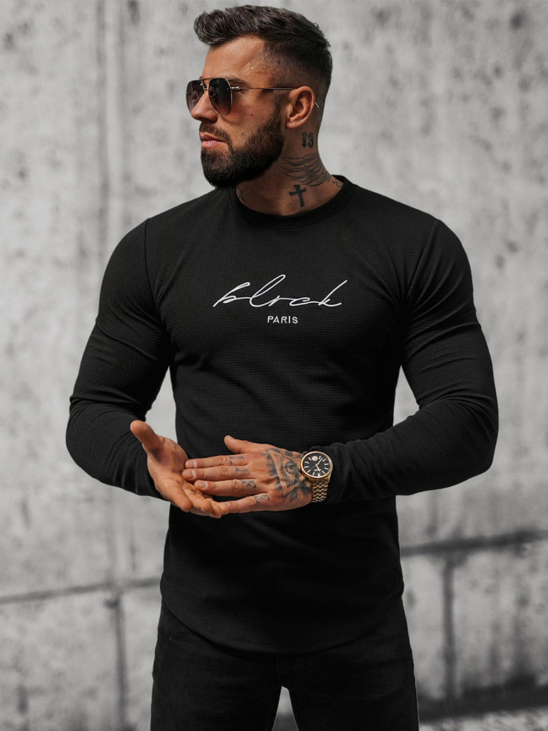 Pánská Mikina Černá OZONEE O/5930BZ