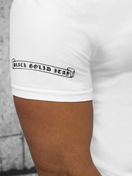 Pánské Tričko Bílé OZONEE NB/MT3044