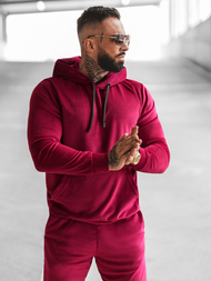 Pánská Tepláková Souprava Vínová OZONEE O/12131Z