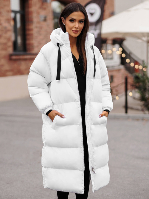 Dámská Bunda Bílá OZONEE JS/5M3163/281Z