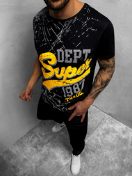 Pánské Tričko Černý OZONEE JS/KS1942Z