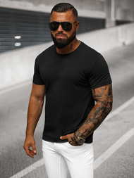 Pánské Tričko Černé OZONEE O/T1277/3