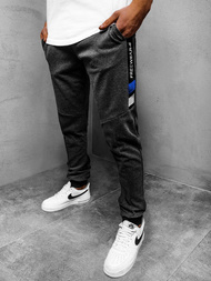 Pánské Tepláky Grafitové OZONEE JS/AM90Z