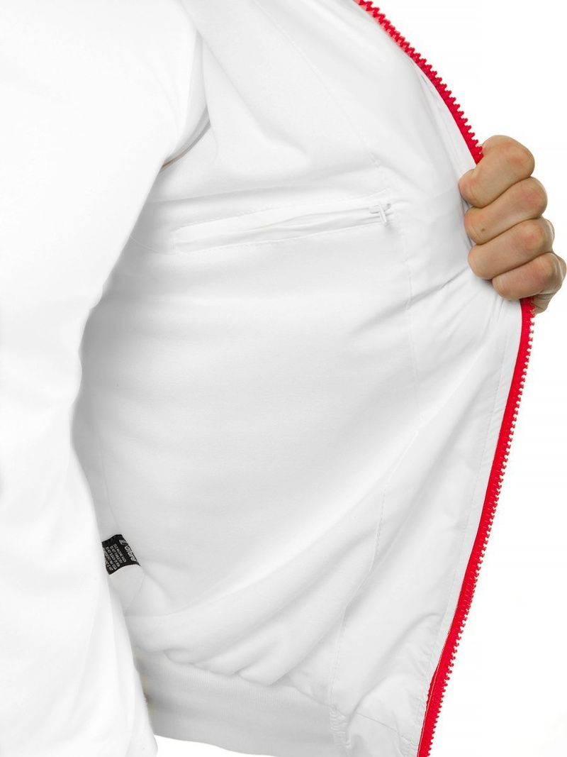 Pánská Bunda Bílá OZONEE N/6193