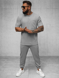 Pánské Tričko Šedý OZONEE O/Y960T