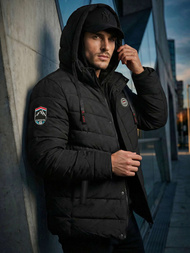 Pánská Bunda Černá OZONEE JS/31M5081/392