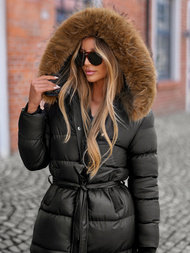 Dámská Bunda Černá OZONEE JS/5M3298/392Z