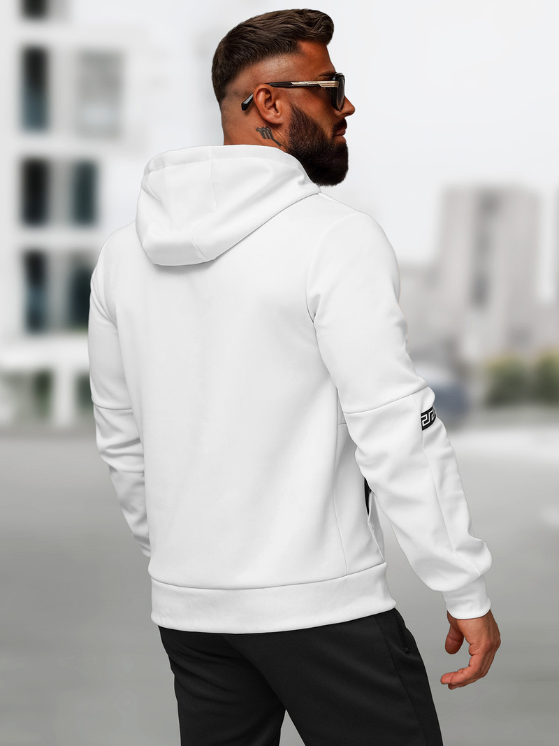 Pánská Tepláková Souprava Bílo-Černé OZONEE O/LN11887