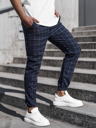 Pánské Chino Kalhoty Námořnické Modré OZONEE DJ/2275/22Z