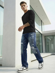 Pánské Džíny Modré OZONEE O/KK2885Z