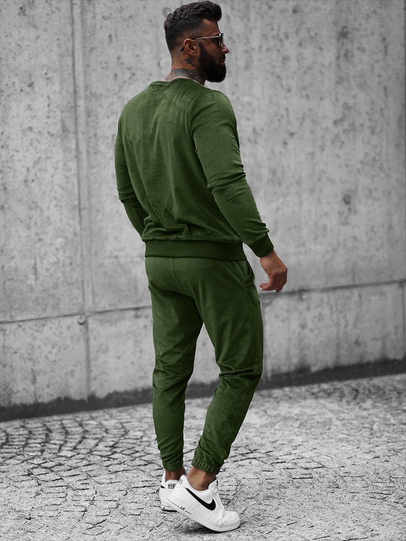 Pánská Tepláková Souprava Khaki OZONEE O/12138