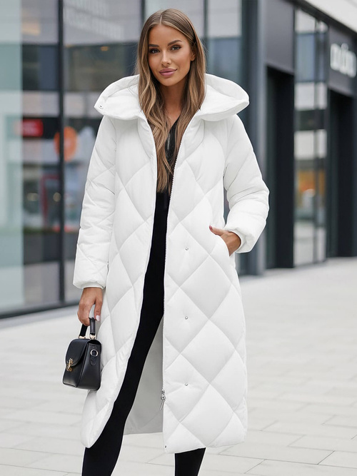 Dámská Bunda Bílá OZONEE JS/5M3173/281Z