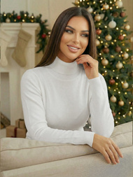 Dámský Svetr Bílé OZONEE JS/8009/8Z