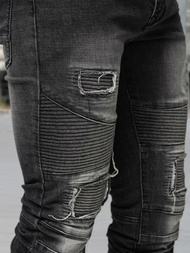 Pánské Džíny Černé OZONEE NB/MP0142NZ