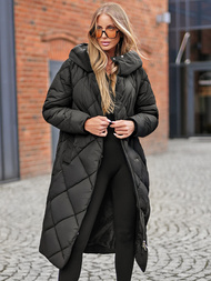 Dámská Bunda Černá OZONEE JS/5M3173/392Z