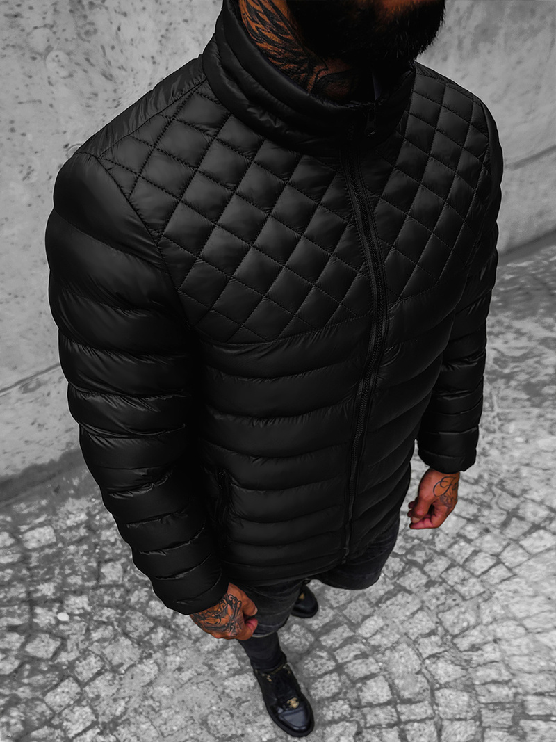 Pánská Bunda Černá OZONEE O/515Z