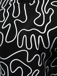 Pánské Tričko Černé OZONEE JS/8T1198/3