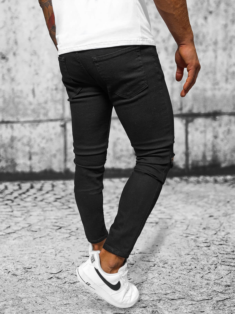 Pánské Džíny Černé OZONEE E/5391/02