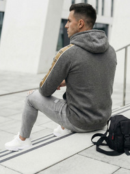 Pánská Mikina Grafitová OZONEE JS/8B1730/5Z