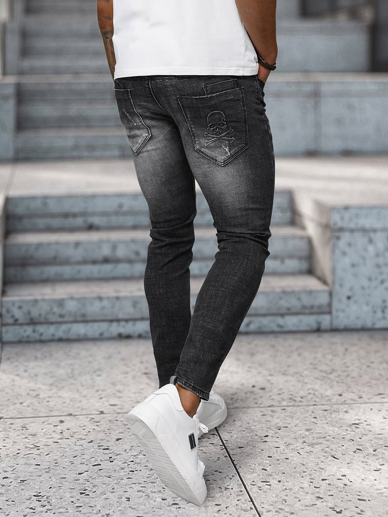 Pánské Džíny Černé OZONEE NB/MP0070N