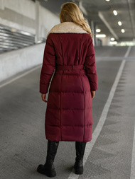 Dámská Bunda Vínový OZONEE JS/16M9168/06