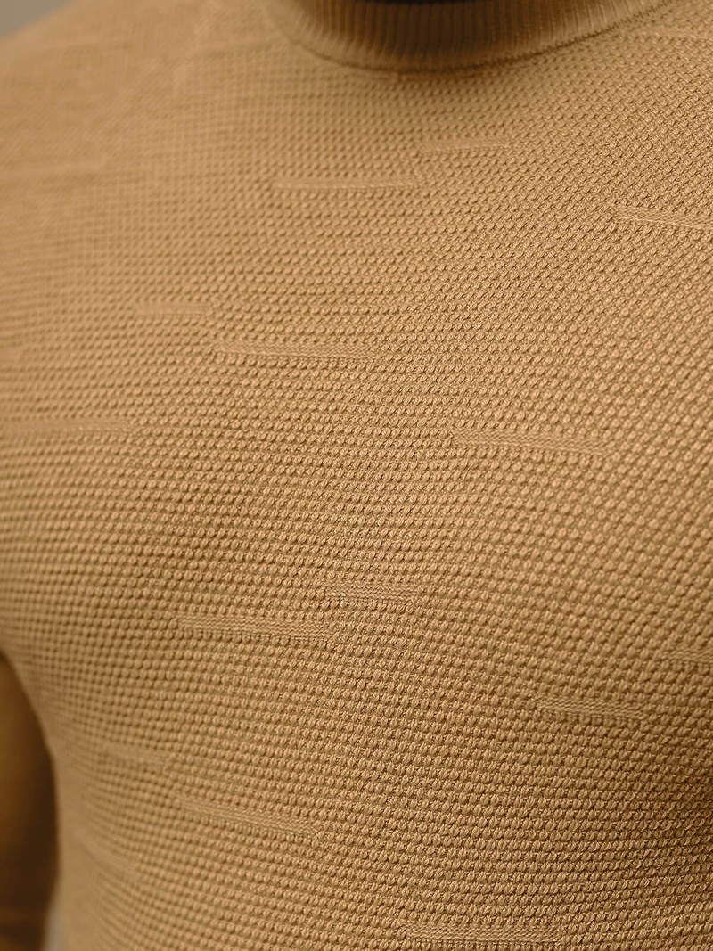 Pánský Svetr Béžová OZONEE O/ZZ190131