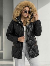 Dámská Bunda Černá OZONEE O/5M3226/392Z