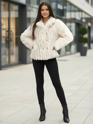 Dámská Bunda Bílá OZONEE JS/11Z8261Z