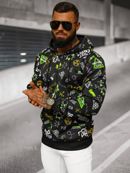 Pánská Mikina Černá OZONEE JS/8B1186/3