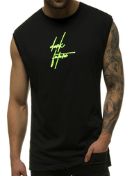 Pánské Tílko černo-žluté OZONEE MACH/M1176