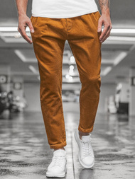 Pánské Kalhoty manšestr Camelové OZONEE DR/K95/3