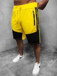 Pánské kraťasy Žluté OZONEE JS/68K10066