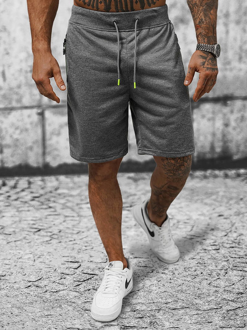 Pánské Kraťasy Grafitové OZONEE JS/8K292