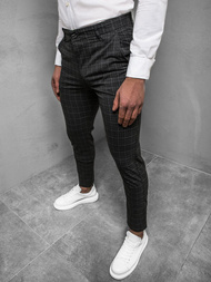 Pánské Chino Kalhoty Grafitové OZONEE DJ/5515