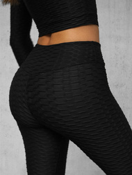 Dámská dvoudílná tepláková souprava Černá OZONEE O/22060Z