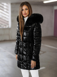 Dámská Bunda Černá OZONEE JS/16M9120/392Z
