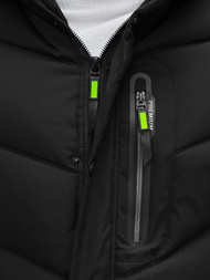 Pánská Zimní Bunda Černá OZONEE JS/22M55/392