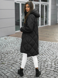 Dámská Bunda Černá OZONEE JS/5M3168/392Z