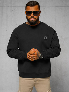 Mikina Černá OZONEE O/SWE23049Z