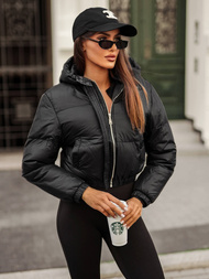 Dámská Bunda Černá OZONEE JS/5M3260/392