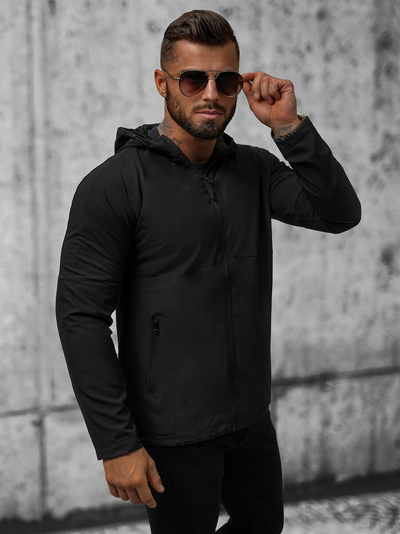 Pánská Bunda Černá OZONEE JS/HM144/1