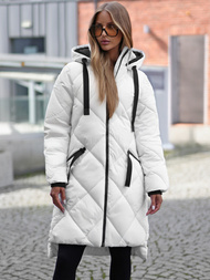 Dámská Bunda Bílá OZONEE JS/5M3168/281Z