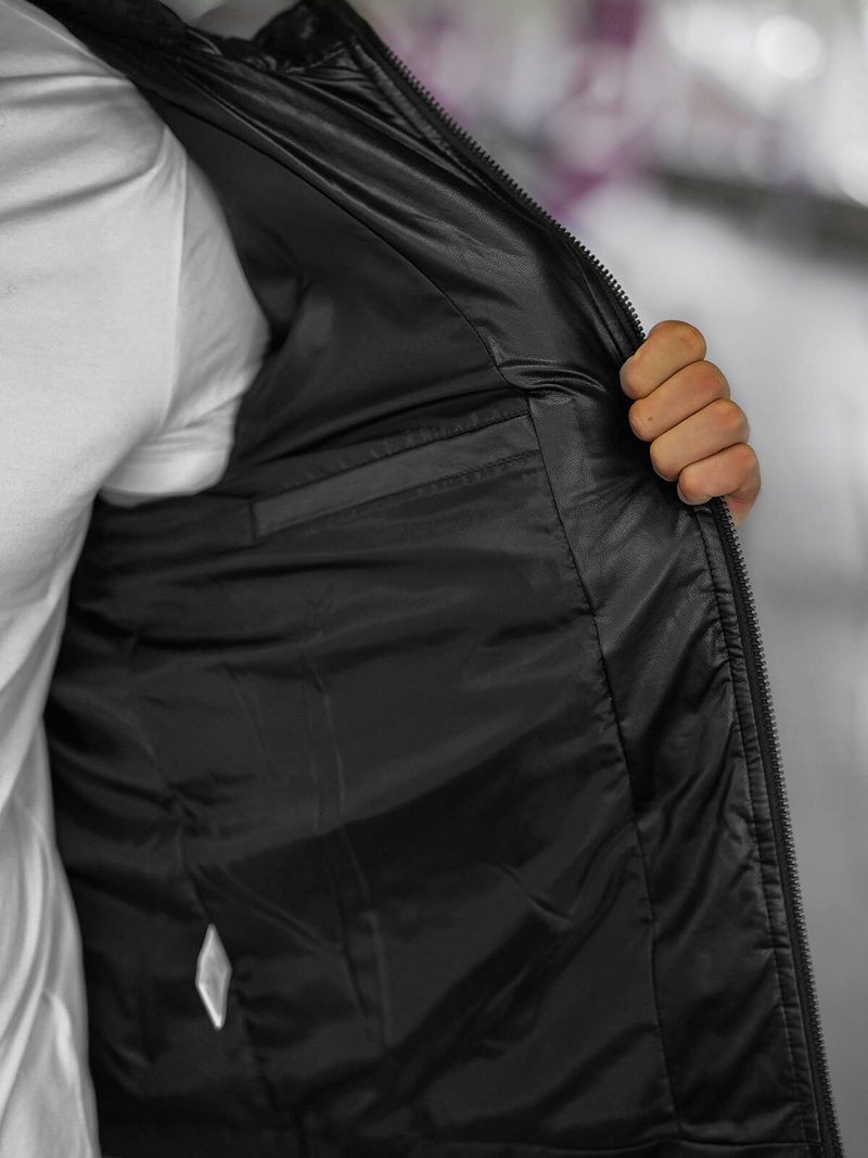 Pánská Bunda Černá OZONEE O/11Z8088