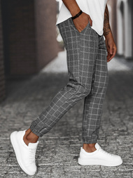 Pánské Chino Kalhoty Grafitové OZONEE DJ/2305/22