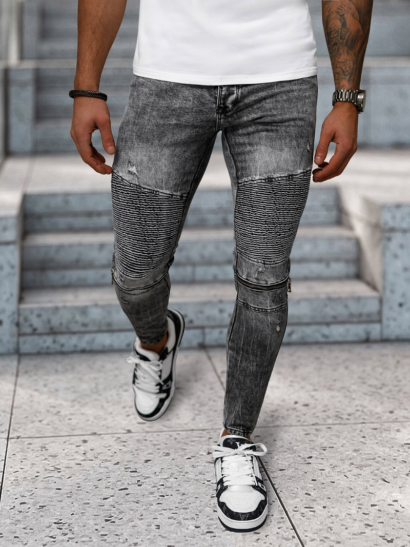 Pánské Džíny Černé OZONEE NB/MP0069N